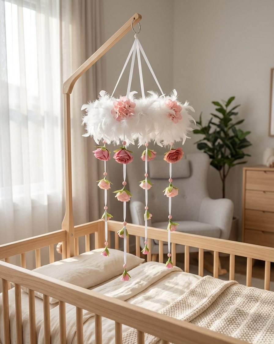 Nursery Mobile – Blossoming Dreams Floral