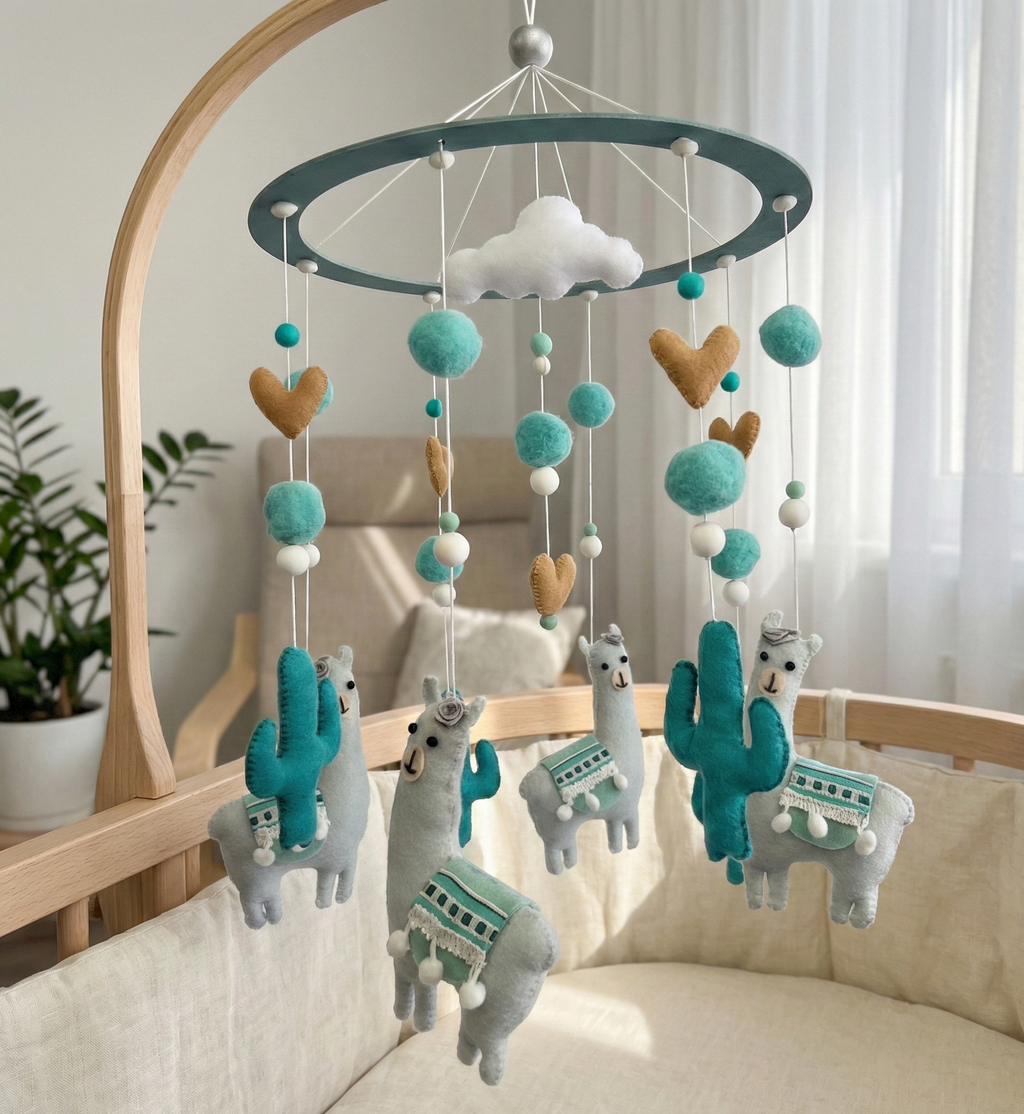 Nursery Mobile – Llama