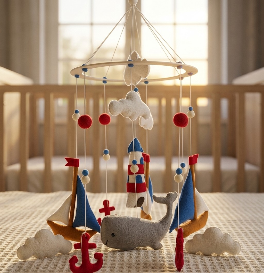Nursery Mobile – Set Sail
