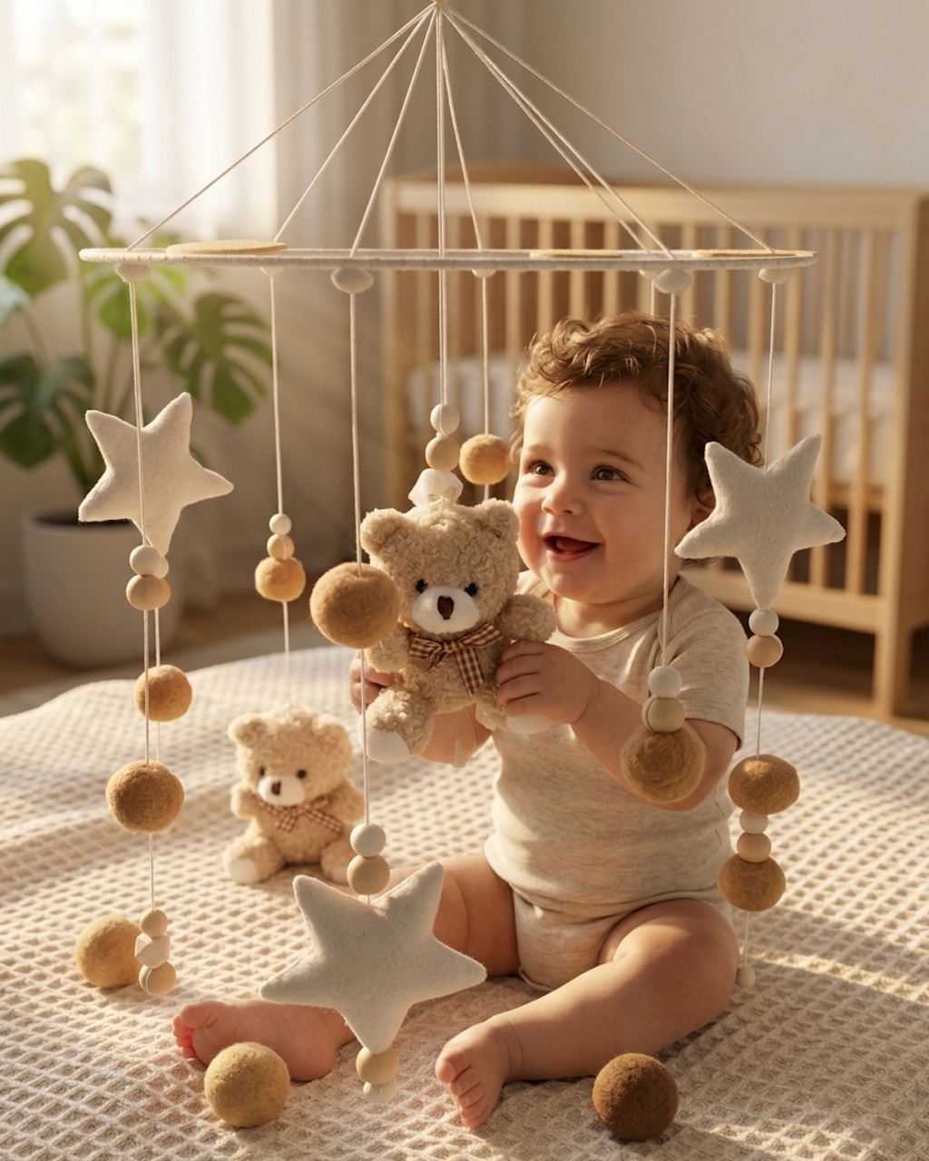 Nursery Mobile – Teddy Bear