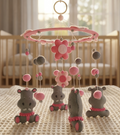 Nursery Mobile – Dancing Hippo