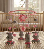 Nursery Mobile – Dancing Hippo