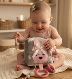Sensory Cube – Bunny Pink