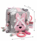 Sensory Cube – Bunny Pink