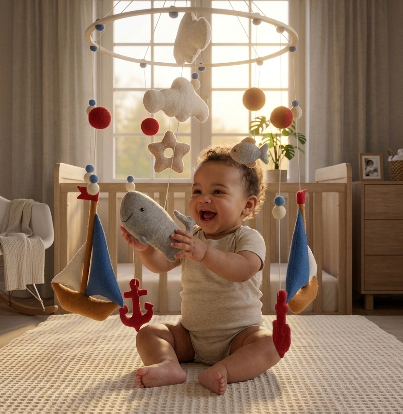 Nursery Mobile – Set Sail