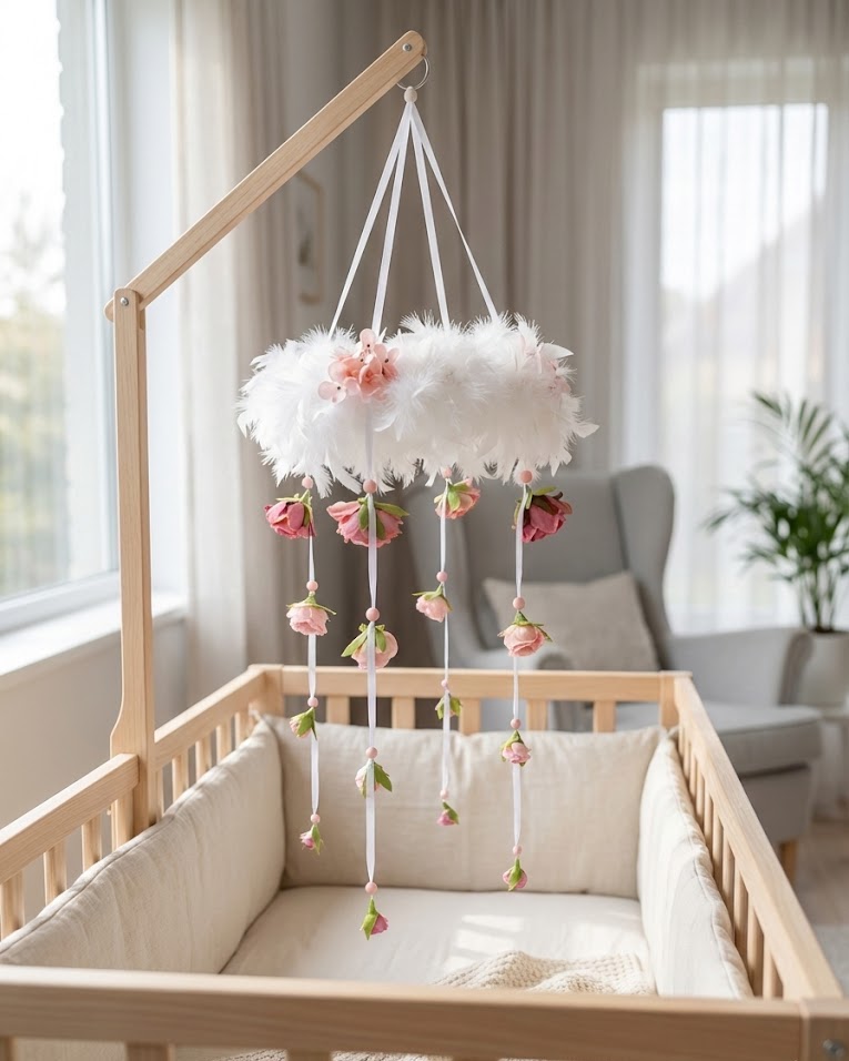 Nursery Mobile – Blossoming Dreams Floral